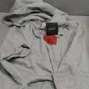 JMIERR Men's Sweatshirt Mens Fall Vintage Drawstring Hoodies Sweatshirts for Men Long Sleeve Hooded Pullover with Pockets Collar Fleece Casual Basic Simple Winter Shirts Sweater Light Grey.XL