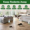 Mouse Rodent Repellent, 25 Pack Peppermint Oil Mouse Traps for Rat Mice, Ant, Roach, Spider, Squirrel, Nature Mouse Deterrent for Indoor Outdoor Use, for Garden & Home, Family & Pet Safe