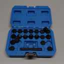 22PCS Wheel Locking Nut Key Kit Compatible with VW VAG Volkswagen, Wheel Lock Nut Socket Adapter Set, Anti-Theft Lug Removal Tool, Anti-Theft Screw Remover Repair Tool