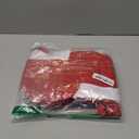 CCINEE 24PCS Christmas Stockings Decoration Snowflakes Stocking Red Fannel Faux Fur Xmas Stockings for Home Decor Fireplace