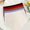 Women's Seamless Underwear No Show Panties Invisible Ladies Hipster Breathable Briefs 6 Pack, XL