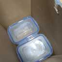 LOCK & LOCK Easy Essentials Food Storage lids/Airtight containers, BPA Free, 14 Piece - Tall Rectangle, Clear