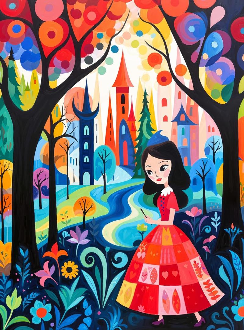 Cross & Glory - The Princess and The Magic Castle - 1000 Piece Jigsaw Puzzle for Adults | Vibrant Fairytale Artwork | Premium Satin Finish | Ideal for Puzzle Lovers & Family Nights