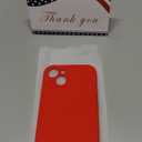 CellEver Heavy-Duty Silicone Case for iPhone 13 [Camera Protection] [Anti-Oil Coating] Military Drop Protection, Soft Scratch-Free Interior, Bright Red