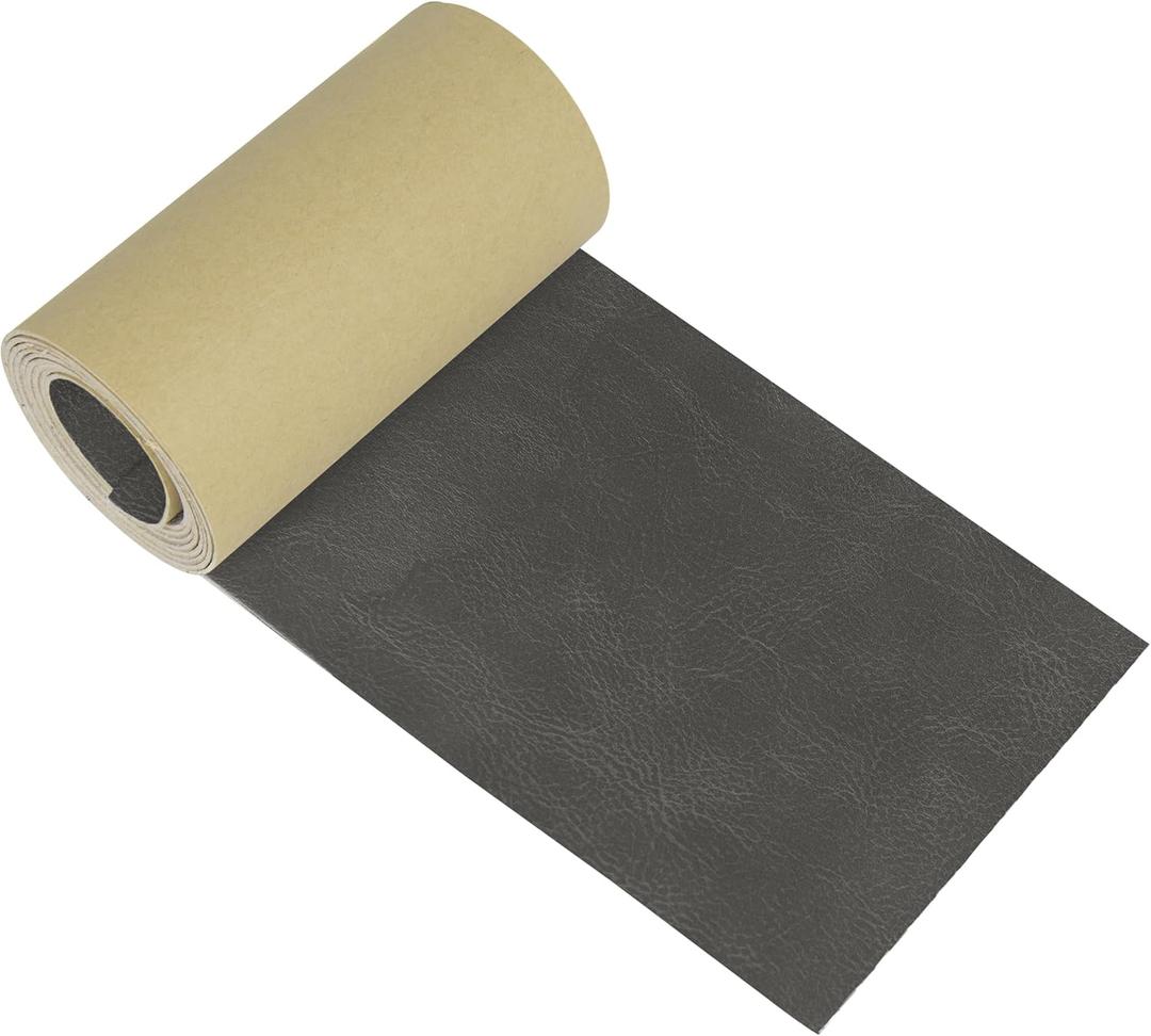 NPBAG Leather Repair Patch Kit 4 x 50 Inches, Self-Adhesive Leather Tape Upholstery Vinyl Sticker for Couches, Sofa, Furniture, Car Seats, Bags, Jackets (Crazy Horse)