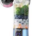 Ninja Blast Portable Blender, Cordless, 18oz. Vessel, Personal Blender For-Shakes and Smoothies, BPA Free, Leakproof-Lid and Sip Spout, USB-C Rechargeable, Dishwasher Safe, Metallic Blue, BC151BM