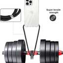 for iPhone 16 Pro Crossbody Case Cord Adjustable Neck Lanyard Clear Case Strap Women Soft TPU Bumper Phone Cover Shockproof Protective Mobile Cover for iPhone 16 Pro - Black