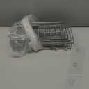 5 Pack Shower Caddy Organizer Rack Shelf for Inside Shower, Self Adhesive Bathroom Wall Storage Basket Rustproof Stainless Steel Large Capacity Shampoo Holder, Grey