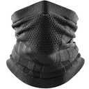 WTACTFUL Winter Neck Gaiter Neck Warmer Half Face Ski Mask Thermal Cover Shield for Cold Weather Windproof Tube Bandana Balaclava for Running Skiing Snowboarding Cycling Motorcycle Riding All Black