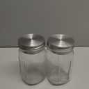 Palksky 32oz Salad Jars with Dressing Cup, 2 Pack Glass Salad Pod Mason Jar, Leak-Proof Stainless Steel Lid, On-the-Go Fresh Food Jar for Lunch & Weekly Prep