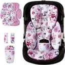 Infant Car Seat Insert for Newborn，Preemie Newborn Infant Insert, Newborn Car Seat Insert Head Body Support for Stroller, Baby Swing, Rocker, Bouncer, Bassinet, 2-in-1 Reversible