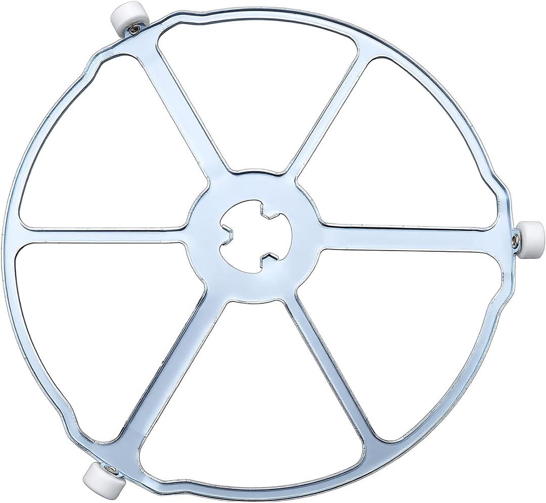 WB02X32600 WB06X10651 Rotating Ring Tray Support Fit for GE JE1140WD001 ZSB9131N1SS ZSC1001KSS01 ZSB9131N2SS, Microwave Glass Turntable Rotating Ring Replace 4929164 AP6871921 EAP12709805