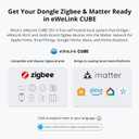 SONOFF Zigbee 3.0 & Thread Dongle Lite (EFR32MG21) | USB Stick Coordinator for Home Assistant & Zigbee2MQTT | Compact Gateway with Easy Firmware Flashing & Extension Cable