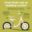 Retrospec Cub Toddler Balance Bike for Ages 18 Months - 3 Years - 12in No-Pedal Beginner Bicycle with Adjustable Seat, Puncture-Proof Tires & Safe Low Frame Design, One Size