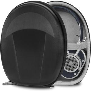 Geekria Shield Headphones Case Compatible with JBL Tune 680NC, Tune 510BT, Live 400BT, AKG Y50BT Case, Replacement Protective Hard Shell Travel Carrying Bag with Cable Storage (Black)