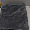 LE SURE XL Washable Dog Bed Cover Replacement Flannel Plush Fleece Cover for Orthopedic Pet Mat 41x29x3.5 Inches, Grey