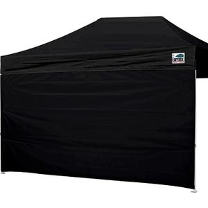 Eurmax USA Instant Canopy SunWall Camping Tent Tarp Shelter 10x15 Canopy Wall Sidewall Tent, 1 Pack Sidewall Only (Black)