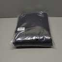 XWZO 100% Blackout Curtains 84 Inches Long with Tiebacks- Heat and Full Light Blocking, Thermal Insulated Window Panels with Grommets for Bedroom/Nursery, Dark Grey, W52 x L84, Set of 2 Draperies