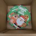 Yaomiao 4 Pcs Cookies for Santa Plate and Cup Set Christmas Santa Plates and Mugs for Milk and Cookies 2 Christmas Tray 2 Milk Cups Reindeer Elf Theme Gift Set for Xmas Dinner Party Favor