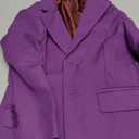 Toddler Kids Boys Blazer Slim Suit Coat Formal Classic Suits Casual Dresswear Royal Blue Sport Coat Business Jacket for Boy (4, Purple)