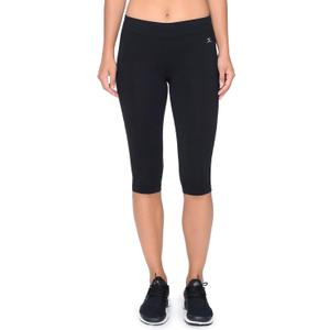 Danskin Women's Essential Capri Athletic Leggings (Large, Black)