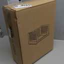 Mavivegue 4 Pack Stackable Closet Storage, Plastic Drawer Basket, Closet Organizers Storage Box for Cupboard, Bedroom, Kitchen, Bathroom, Office, White