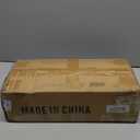 Utility Slim Storage Cart, 4-Tier Storage Cart, Narrow Cart with Handle, 7.1 Inches Deep, Metal Frame, for Kitchen, Dining Room, Living Room, Home Office, Rustic Brown and Classic (4 Tier White)