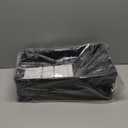 SPACELEAD 3 Tier Rolling Cart with Wheels, Storage Craft Art Trolley Organizer Serving, 3 Hanging Baskets Easy Assembly, for Office, BathroomLiving Room, Kitchen, Black