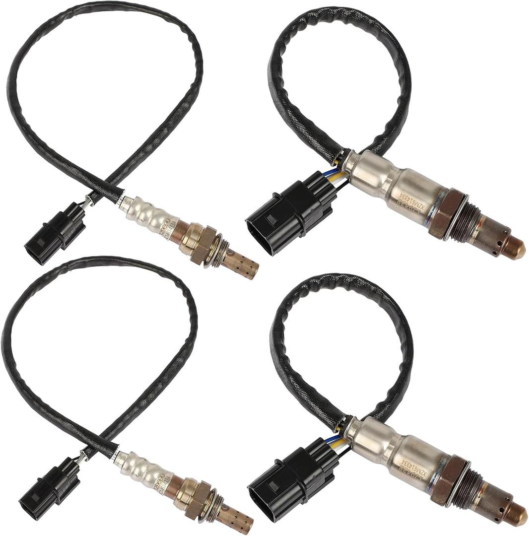 O2 Oxygen Sensor 4-PC Set Compatible with for Acura MDX 2017-2020, for RDX 2017-2018, for TLX 2016-2020, for Honda Pilot 2016-2018, Replace 250-25059 250-24785 250-24833