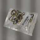 Metal Snap Hooks, with D Drings 6 Sets Purse Hardware Push Gate Swivel Lobster Claw Clasp (Brushed Brass,1")