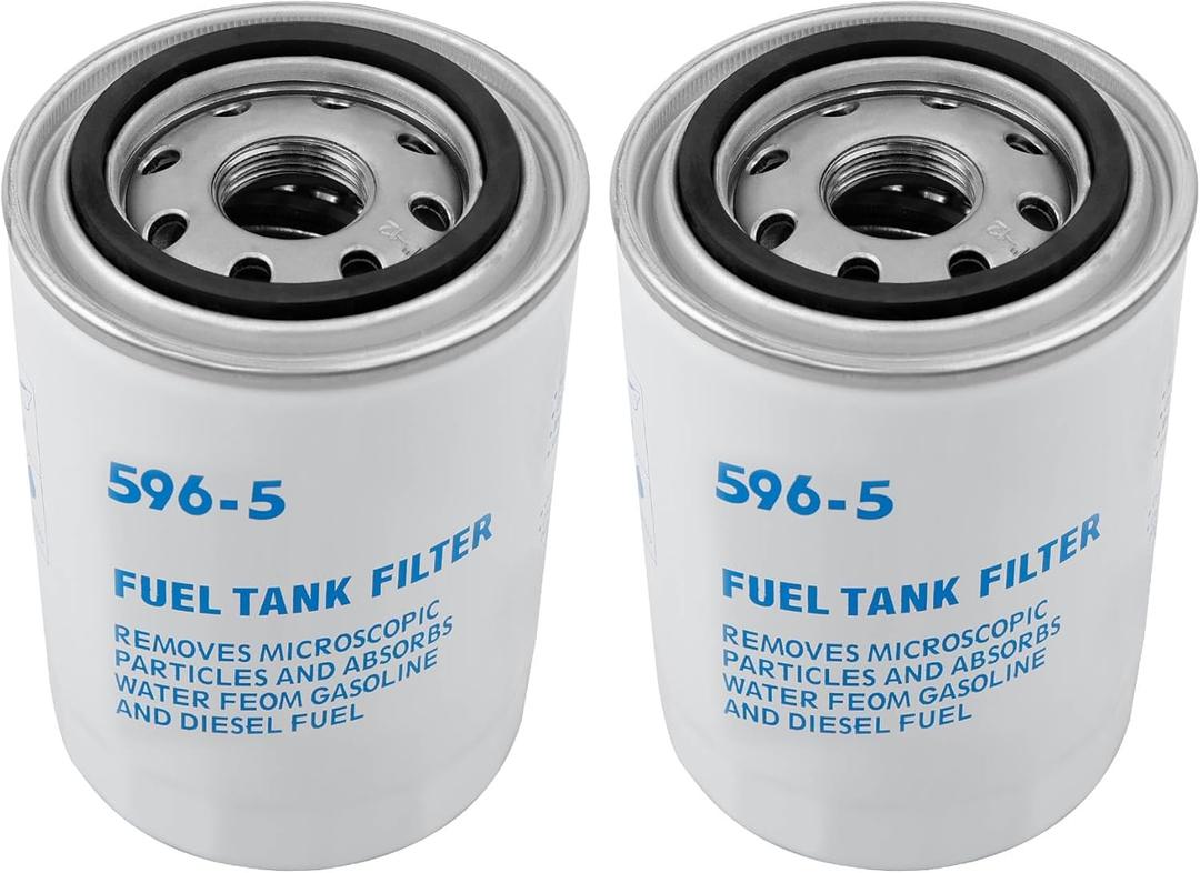 Fuel Tank Filter Compatible with Fuel Pumps Transfer Tanks, 10 Micron Diesel Spin-On Filter