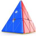 GAN Pyraminx 36 Magnets, Speed Magnetic Pyramid Puzzle Stickerless Triangle Cube (Standard)