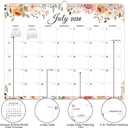 Comix 2026-2027 Wall Calendar, 18 Months Jul 2026 - Dec 2027 Monthly Planner, 120 GSM Thick Paper Lined Blocks, Hanging Calendar for Home Office Classroom, 14 x 11 Inch