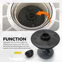 Dishwasher Drain and Wash Impeller Kit for Whirlpool, 675806 Compatible With Kenmore, Kitchen Aid, Maytag Dishwashers