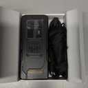 Tire Inflator Portable Air Compressor - 4X Faster 160 PSI Portable Air Pump for Cars - Cordless Tire Inflators with Gauge - Portable Tire Inflator for Car, Pickup, Bike and More (Black)