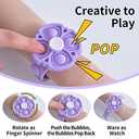 POP it Sensory Fidget Bracelet,Anxiety Stress Relief,Party Favors Kids Toy 3-5,4-8,8-12 Year Boys Girls Gift,Birthday Favors for Kids Christmas Holiday Activity Gift(Purple)