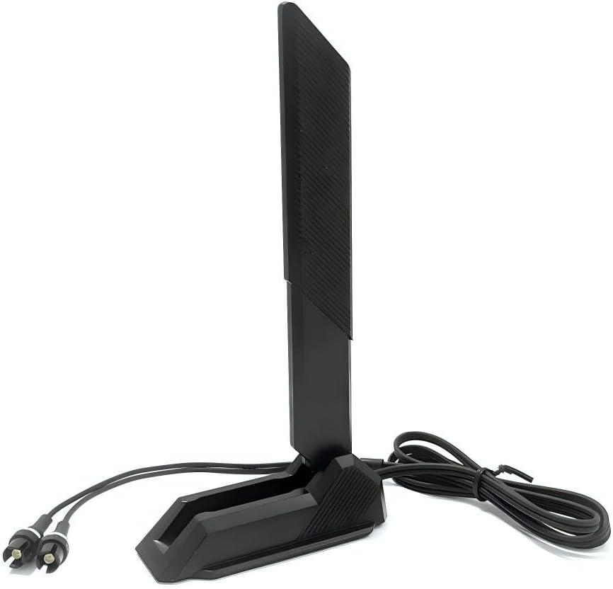 WiFi 7 Antenna 2.4/5/6GHz for Gigabyte Z890 Z890I Z890M X870 X870E B550M B650E B850 B850I B850M B860 B860M W790 TRX50 AI TOPe Series Tri-Band Gaming Card 12dBi Bluetooth 5.4,Magnetic Base