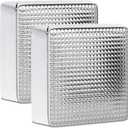 2Pcs RV Skylight Insulator 14x14x2.8,RV Vent Insulator and Skylight Covers,Waterproof RV Vent Covers for Inside Camper,RV Sunroof Skylight Shade Skylight Pillow for Shower