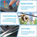 7.5 FT DIY Magnetic Fish Aquarium Anti-Jumping net Cover, Mesh Screen Netting for Fish Aquarium Screen Top Cover, Aquarium Lid Prevents Fish, Reptiles from Jumping Out (7.5 Feet)