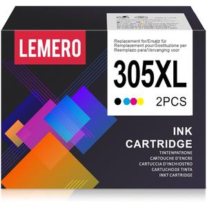 LEMERO Remanufactured Ink Cartridge Replacement for Epson 302 XL 302XL T302XL for XP6100 XP6100 XP6000 XP6000 Printer (Black, Photo Black, Cyan, Magenta, Yellow, 5 Pack)