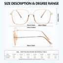 3 Pack Oversized Reading Glasses for Women Men, Large Super Light Frame Blue Light Blocking Readers Eyeglasses