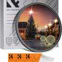 K&F Concept 77mm Variable Star Filter Cross Screen Starburst Filter 4, 8 Points -18 Layer Coating Ultra Slim Optical Glas Camera Lens Filter with 3 Cleaning Cloth