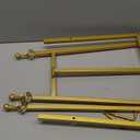 Iron Adjustable Arts & Crafts Easels,Metal Easel Stand with Chain Support for Mirror,58 Inch Floor Easels for Display Wedding Sign(Gold)