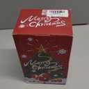 Christmas Candle Night Light Plug into Wall Swirling Glitter USB Portable Christmas Decorative Night Light Decoration for Kids Adults Bedroom Kitchen Living Room Holiday Decor (Red Candles)