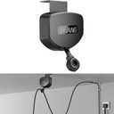 EV Charger Cable Retractor Ceiling Mount, 11.5ft Self-Locking Retractable Cord Reel for EV Charging Cables, Automatic Cable Organizer Compatible with Most Electric Vehicles