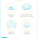 Simple Joys by Carter's baby-girls 6-piece Bodysuits (Short and Long Sleeve) and Pants Set (Multicolor/Dots/Floral/Hearts/Turtle)