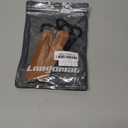 3-Pack Baby Stroller Hooks Clip or Hanging Diaper Bag Universal Hooks Accessories for Stroller and Car or Shopping Cart (Black and Brown)