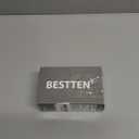 BESTTEN 2 Pack Double Rocker Light Switch, Two Single Pole Electrical Paddle Switch, 15A 120V, Dual in-Wall, Combination Interrupter, Screwless Wallplate Included, UL Listed, White