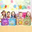 18Pcs Easter Gift Bags Reusable Easter Egg Hunt Bags with Handles for kids,Non-Woven Easter Bags for Easter Baskets, Egg Hunt Game, Easter Party,8.37.95.9inch