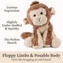 GUND Cozys Collection Monkey Plush, Monkey Stuffed Animal for Ages 0 and Up, Brown, 10